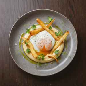 Entrée : oeuf parfait bio