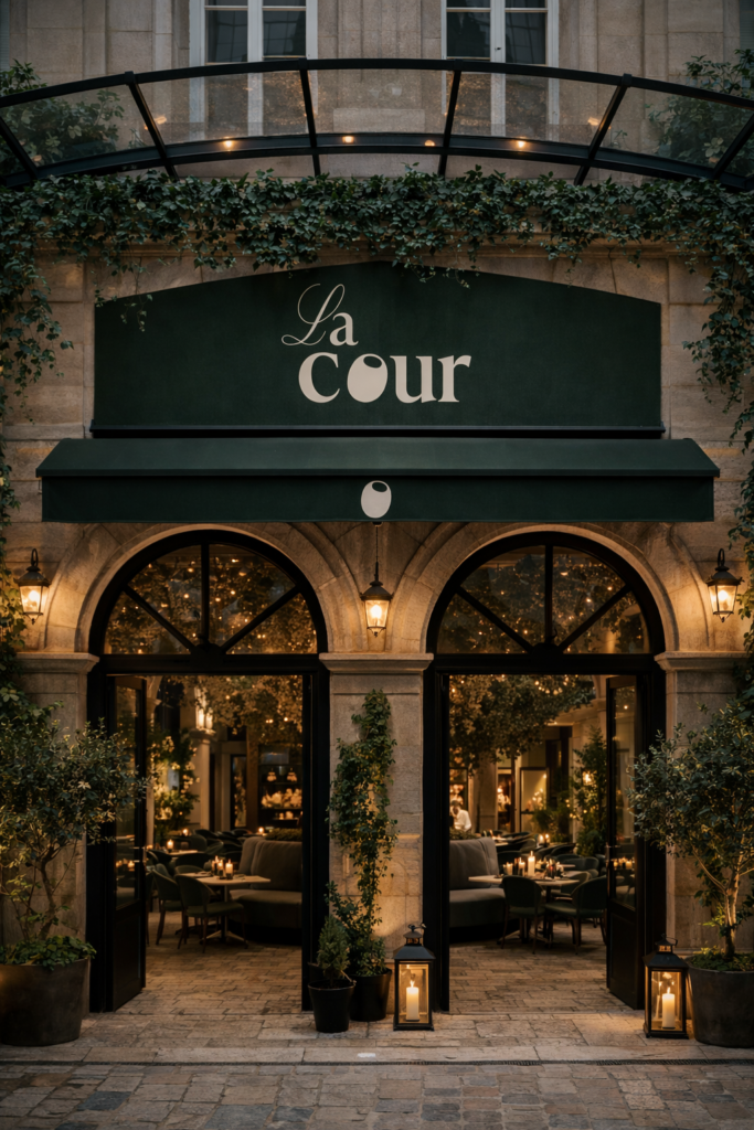 Devanture du restaurant